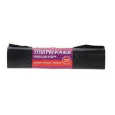 Мешки для мусора ПCД, 240 л, 42 мкм, 10 шт. в рулоне, PATERRA PROFI